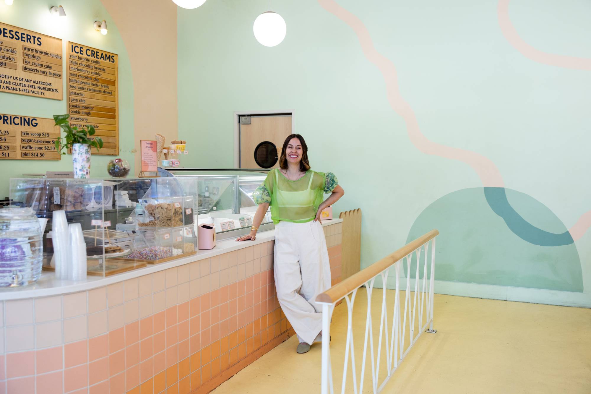 Kate Williams, owner of Kate's Ice Cream 